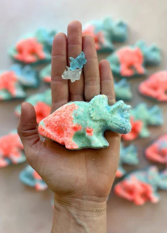 Triceratops Dino Bath Bomb - with Toy!
