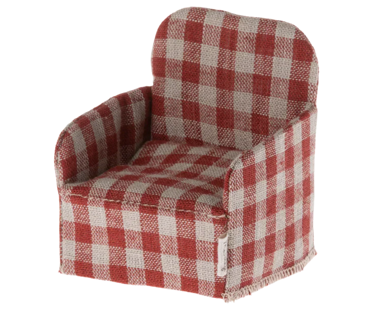 Maileg Chair, Mouse - Red