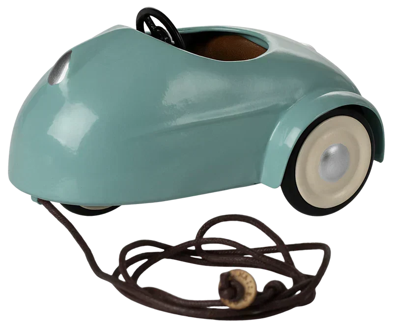 Maileg Car, Mouse - Light blue