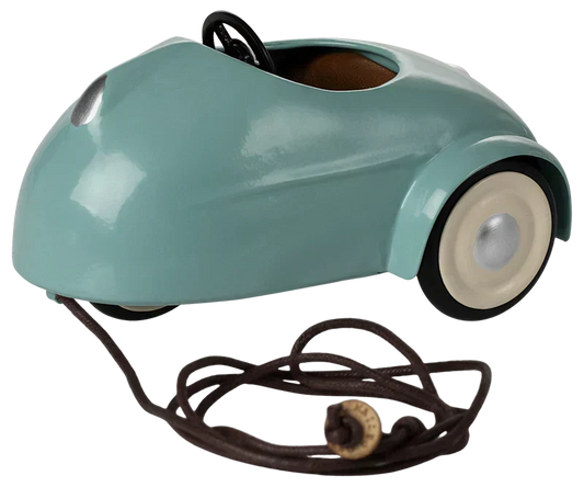 Maileg Car, Mouse - Light blue