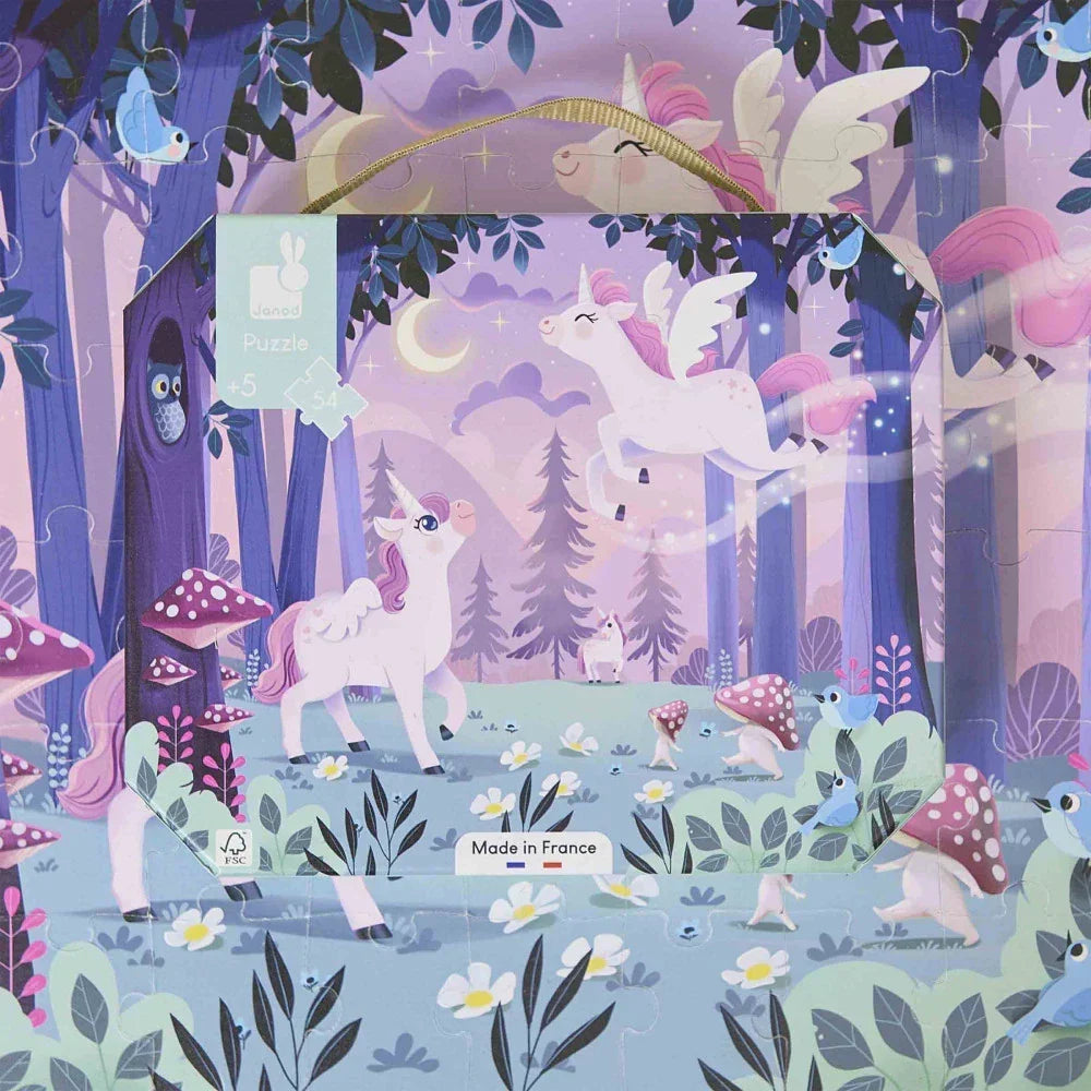 Janod Puzzle Unicorns - 54 pcs