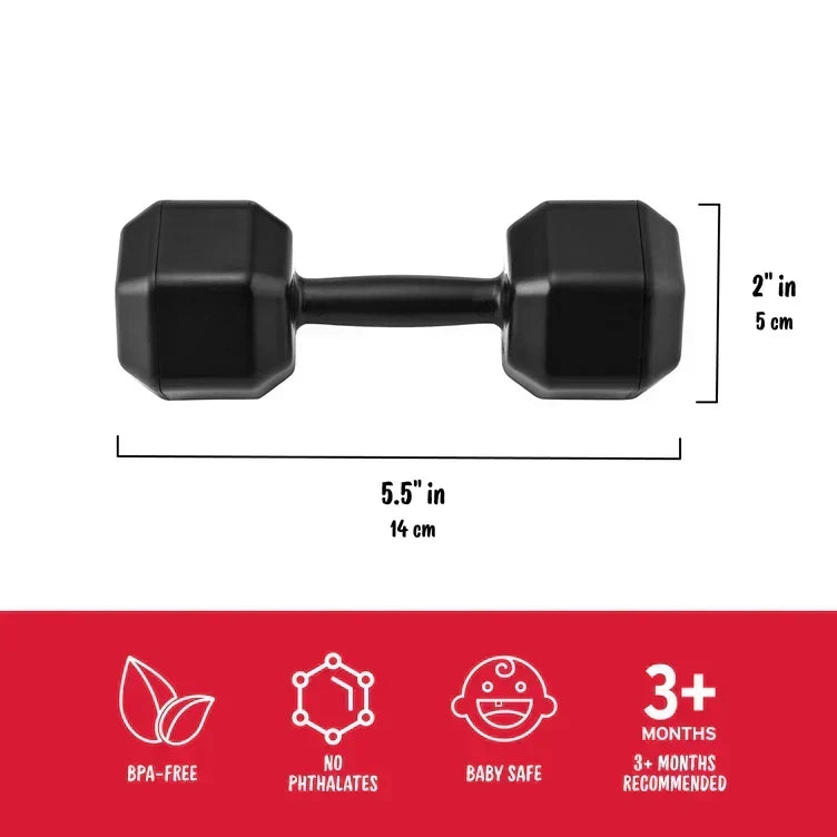 Buff Baby Dumbbell Rattle