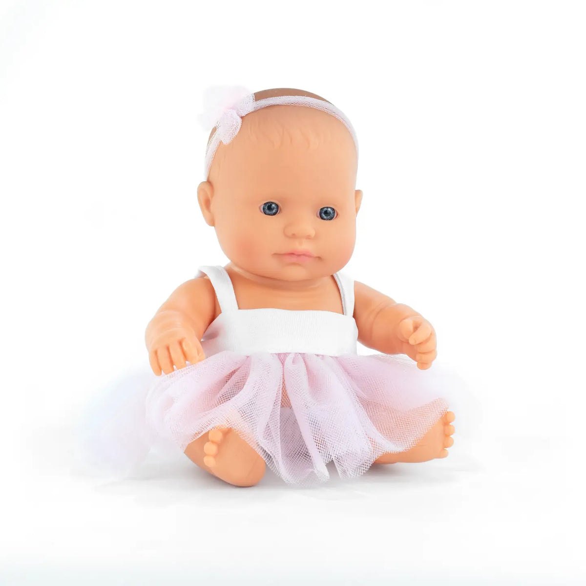 Miniland Baby Doll Caucasian Girl 8 1/4''