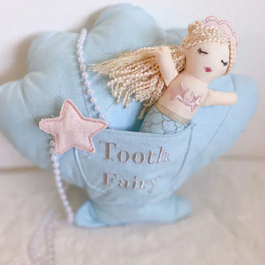 Mon Ami Mimi Mermaid Tooth Fairy Pillow and Doll Set