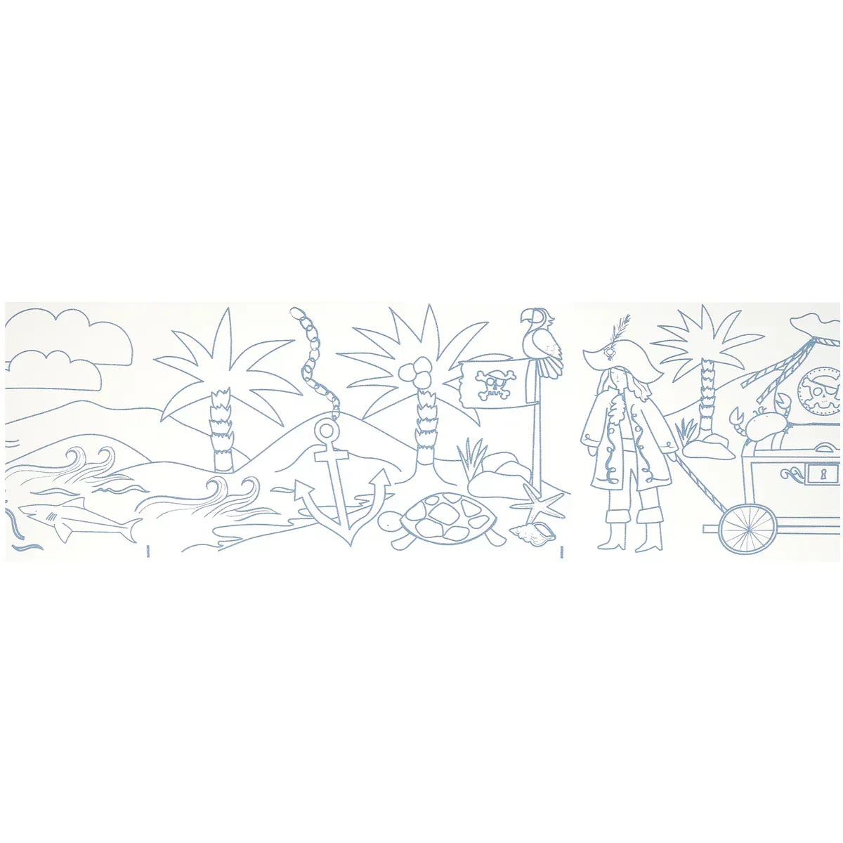Meri Meri Pirate Colouring Roll