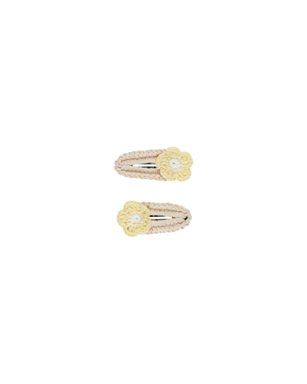 Rylee + Cru Crochet Clips || Yellow Daisy