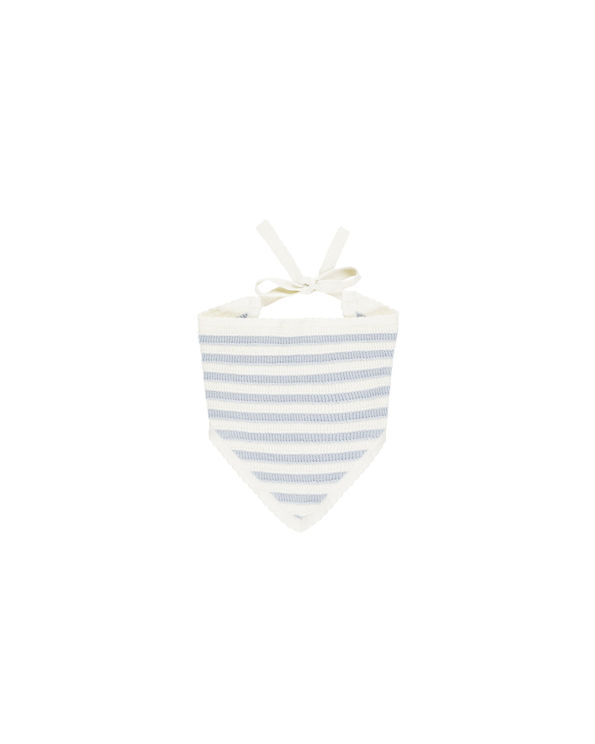 Rylee + Cru Crochet Scarf Headband || Light Blue Stripe