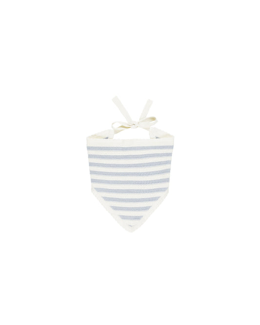 Rylee + Cru Crochet Scarf Headband || Light Blue Stripe
