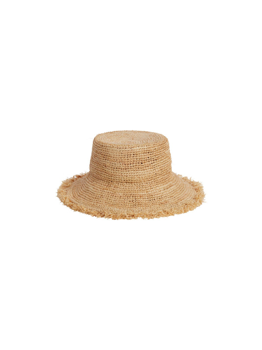 Rylee + Cru Straw Bucket Hat || Straw